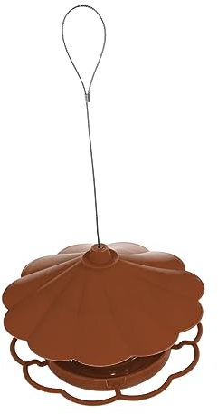 HOMSFOU 1Pc bird feeder bird tool bird supply window glass outdoor gazebos backyard bird food dispenser Bird Pet Feeder Hanging Feeder dome bird house pendant supplies