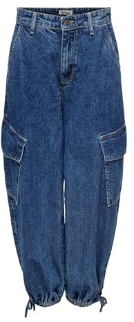 ONLY Female Ballon-Fit Jeans ONLPERNILLE Hohe Taille Jogger Fit Jeans