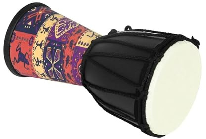 4 Zoll Afrikanische Trommel Handgemachte Traditionelle Afrikanische Trommel Bunte Djembe Handtrommel Percussion Djembe Für Anfänger