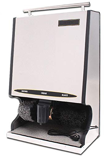 XNYXLPP Cireuse à Chaussures Cireuse à Chaussures à Induction Automatique, Machine à Induction Automatique, Brosse à Chaussures, Cireuse à Chaussures adaptée aux hôtels (G1 Silver)