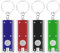 flintronic 4 Pezzi Mini Torcia Portachiavi, Mini Torcia Led, Torcia Tascabile Per Bambini, 12 Lumen Quadrata Portachiavi Torcia Luce per Attività All'aperto, Campeggio, Escursionismo