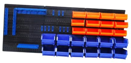 Gralara Contenitori portaoggetti Parti Rack Organizer Store Contenitore Versatile per cassetti portaoggetti per bulloni Hardware Chiodi Viti da Officina