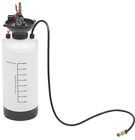 Pneumatische Öleinfüllgerät 8L Getriebeölwechsel Pumpe Ölabsaugpumpe Auto Ölwechsel Handpumpe Pneumatisch Öl Befüllgerät Wechsel Gerät Getriebeöl Pumpe für Flüssigkeiten Geschwindigkeit 1L/3s