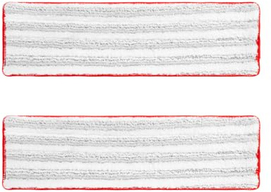 Genius Invictus Saugmopp Bodenwischer 2 in 1 Mikrofaser Wischpad 2 TLG, Wischmopp Ersatzteile, geeignet für Waschmaschinen