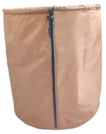 AlluraPet Housse de pot de fleurs en tissu Oxford - Sac de protection d'hiver avec fermeture éclair - Isolation du gel - Pour extérieur, arbres fruitiers, arbustes, fleurs - 65 x 70 cm