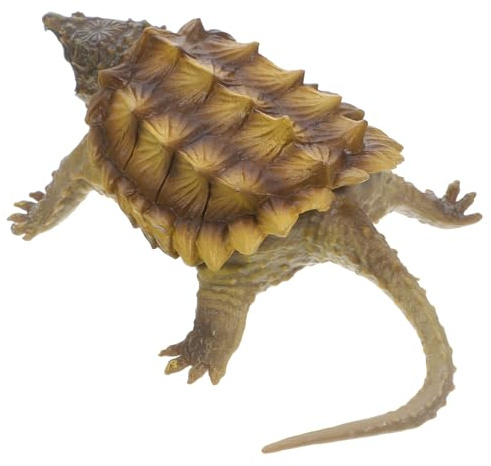 GALPADA Figura Di Tartaruga in Plastica Realistica Decorativa Per Ragazzo Ragazza, Statuetta Animale Simulato Resistente Per Scrivania e Cameretta Educativa