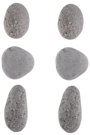 DIYEAH Pietre Laviche Naturali Volcaniche per Braciere Pietre Decorative Riutilizzabili per Focolare e Barbecue Gas Rocce da Esterno e Interno per Paesaggistica