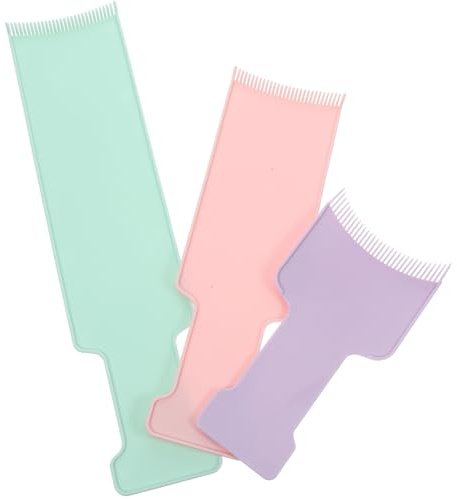 OSALADI Kit de 3 Piezas para Coloración y Mechas, Incluye Peine y Tabla para Teñir, Diseñado para Evitar Enredos, Adecuado para Profesionales y Uso Doméstico
