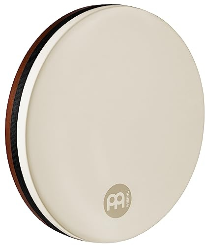 Meinl Percussion FD16T-TF Tar, Frame Drum mit Kunststofffell, 40,64 cm (16 Zoll) Durchmesser, african brown | mit Daumenmulde, Stimmbar, Durchmesser 16 Zoll, mit Synthetikfell, Siam Eiche