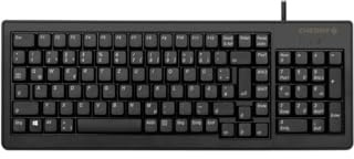 CHERRY G84-5200 XS, Tastiera Compatta con Tastierino Numerico, Layout Francese (AZERTY), Con Cavo (Connessione USB-A), Interruttori Meccanici ML, Nero