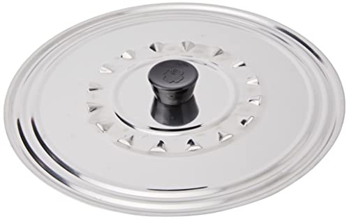 ILSA - Couvercle en Acier Inoxydable, Argent, Metallic Silver, 22 cm