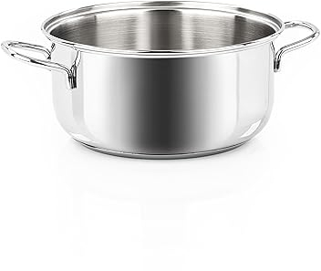 Barazzoni, Casseruola ø16cm, Linea Bonita, capacità 1,40Lt, Acciaio Inox 18/10, Adatto per Induzione, Made in Italy