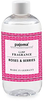 pajoma Påfyllningsflaska för katalytisk doftlampa, Roses & Berries, 1-pack (1 x 250 ml)