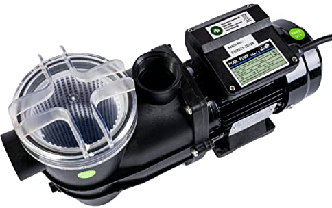 HST Profi Leis Poolpumpe 8 m3/Std, bis 30 m³ Beckengröße, 250 W, Filterpumpe mit geringer Energieaufnahme zur Kostensenkung, Druckpumpe, Robuste Pool Pumpe mit Filter und Vorfilterfunktion