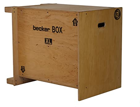 BeckerTechnik Germany Becker Box XL, Weltneuheit, 6 in 1 Box (BSG 28955) einzigartige Plyo Box mit 6 verschiedenen Sprunghöhen Sportkiste mit abgerundeten Kanten