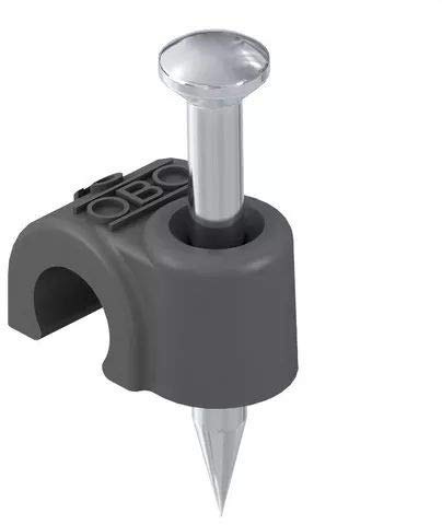 OBO Bettermann 2232219 Polypropylen-Grapillon, 9 mm für Kabel-Ø, 2,0 x 25 mm für Kabel-Ø, Schwarz, 100 Stück