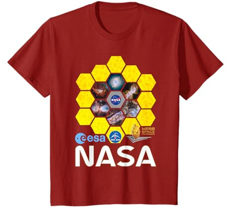 James Webb Space Teleskop Offizielle NASA ESA CSA Logos JWST T-Shirt