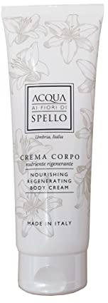 Acqua ai fiori di Spello Crema Corpo rigenerante nutriente 200 ml