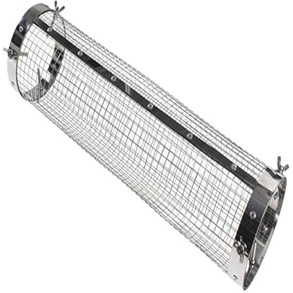 Milageto Chimney Spark Arrestor Screen Chimney Tube Screen Chimney Anti Scalding Net for Camping Wood Log Burning Burner