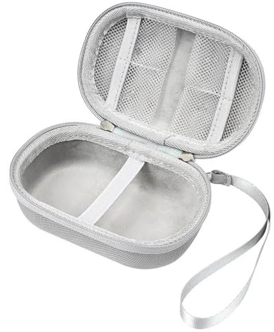 Funda Protectora rígida para Logitech M510 M590 M330 M720 M750 M650 G304 G305,Ratón inalámbrico Caja de Almacenamiento a Prueba de Golpes Bolsa de Viaje compacta,Sólo Funda (Gris)