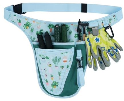 KUNN Garden Tool Pouch Apron with Pockets for Gardening,Florists,Carpenter,Construction