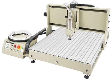 Fresadora CNC 6090 de metal, fresadora CNC, fresadora CNC router, máquina de grabado, máquina CNC, aleación de aluminio, refrigeración por agua, precisión, velocidad de grabado (caja de control de