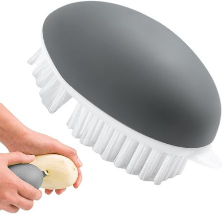 Vegetable Brush Scrubber for Food, Vegetable Scrubber, Soft Veggie Scrubber, Multifunctional Potato Brush, Kitchen Tools, Vegetable Brush for Potatoes, Eggs, Mushrooms, Home