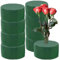 Mousse Florale,9pcs Mousse pour Fleurs,Mousse Florale Humide,Cylindre en Mousse Florale Florale,Éponge à Piquer pour Fleurs,Bloc De Mousse Florale,Mastic Floral,Mousse De Fleur Ronde Humide et Sèche