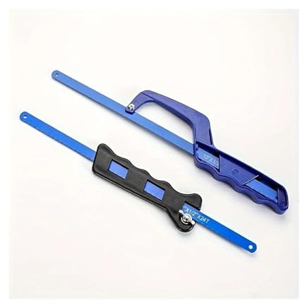 Metal Mini Hacksaw Frame- Includes Metal 10 Hacksaw Blade(Alloy type)