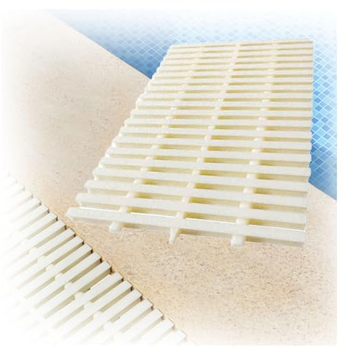 Rejilla de drenaje for piscina, rejilla de desagüe for fregadero, salida de desagüe de ducha, for entradas de vehículos, patios y terrazas de piscinas.(20x100cm/1pcs)