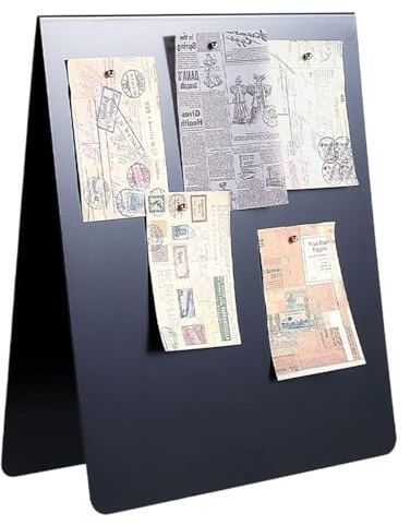 TYUKXJH Tablero Magnético De Display,Exhibidor Fotográfico de Escritorio - Panel de Notas Magnético Antideslizante para Oficina Hogar Dormitorio Aula Notas Adhesivas