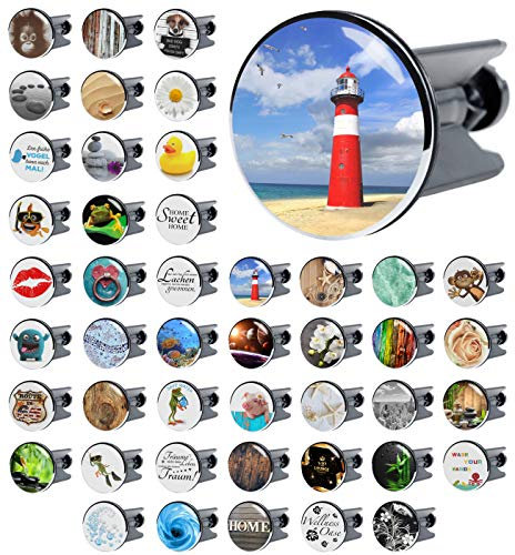 Sanilo Waschbeckenstöpsel Leuchtturm, viele schöne Stöpsel für das Waschbecken zur Auswahl, hochwertige Qualität