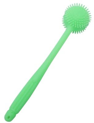 Martillo de Masaje Manual para Cuello y Cuerpo, Mango Ergonómico Portátil | Goma Verde, Alivio de Molestias Musculares, Relajación en Casa y Viaje, 1 Pieza