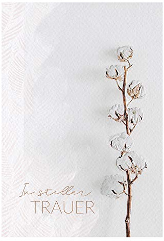 KE - Hochwertige Beileidskarte B6, 17,1 x 11,7 cm, Mitfühlende Trauerkarte, Klappkarte inklusive Umschlag, Ideal für Anteilnahme und Trost - Motiv: Trauer