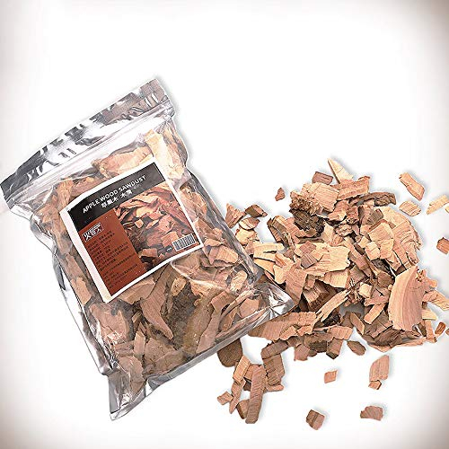 Ruby Lil 1.10Lb / 500G Holz Brocken, Pecan Hackschnitzeln Für Raucher, Grillkoch Chunks Für Alle Raucher Kiln Raucher Getrocknete,Apple