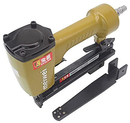 Toplionace 1022J Pistolet Agrafeuse Pneumatique, Code Multifonctionnel Pistolet À Clou Livre Égout Cuir Tissu Carton Bois Air Cloueuse Agrafeuse