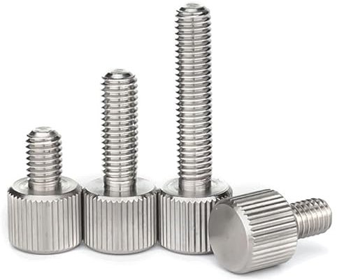Cfty Viti 304 Viti a Pollice in Acciaio Inox Acciaio zigrinato Testa Manuale Avvitare Attrezzo Attrezzo Manuale Manuale Vite di Regolazione (M2.5, M3, M4, M5, M6)