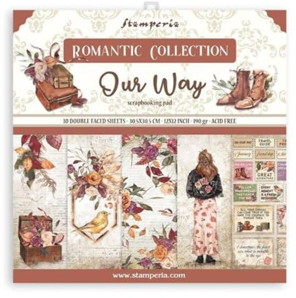 Scrapbooking Pad 10 sheets cm 30,5x30,5 (12x12) - Our way
