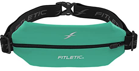 Fitletic® | Mini Sport Belt Plus | Laufgürtel für Handy, Sportgürtel, Fitnessgürtel, Lauftasche, Running Belt, Hüfttasche für Jogging, Laufen, Sport, Fitness - passend für alle Smartphones