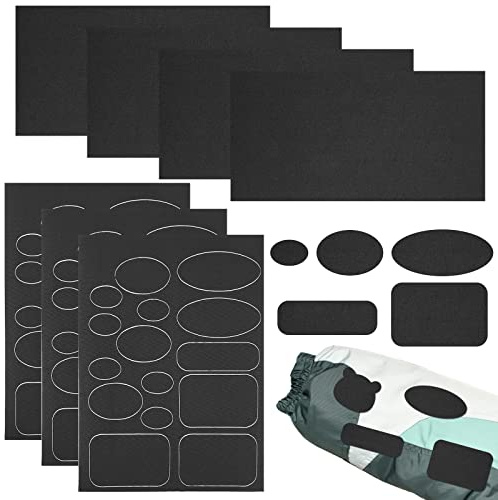 Daunenjacke Flicken Reparaturset, 15 Blatt Reparaturflicken Daunenjacke | Selbstklebende Reparaturflicken für Daunenjacke, Flicken Patches für Jacken, Zelte