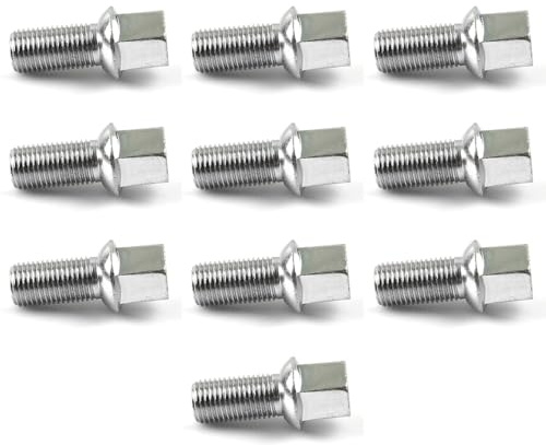 ROBUST 10x Radschrauben Radbolzen M14x1,5 mm für Audi A2 A3 A4 TT Seat Ibiza Leon Skoda Fabia Octavia Superb Volkswagen Arteon Caddy Golf Polo Touran T-Roc 431601139A 8D0601139A