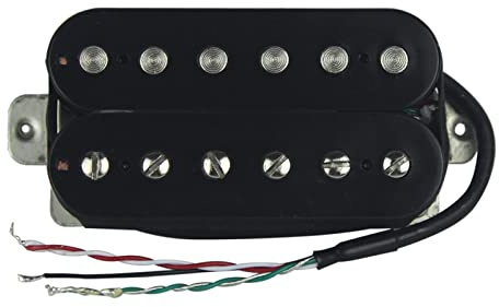 Uitar Pickup Alnico 5 Humbucker Pickup Doppelspule Schwarz Für Electric Guitarneck Oder Bridge Pickup Zubehör(1pc Bridge)