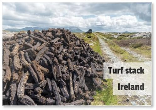 Ireland Turf Stack, Fridge Magnet