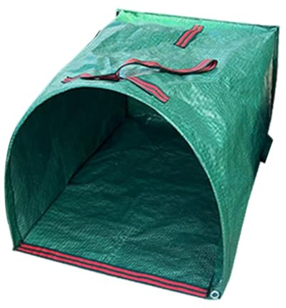 HGZLQKD Leaf Bag Garden Bag Leaf Collector Lightweight Lawn Pool Collecting Leaves Large Leaves Lawn Trash Garden Leaf Waste Bag, 200L