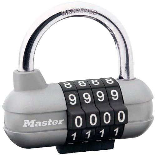BLOCCO MASTER Lucchetto a combinazione programmabile 64mm - Per armadietti sportivi, armadietti scolastici