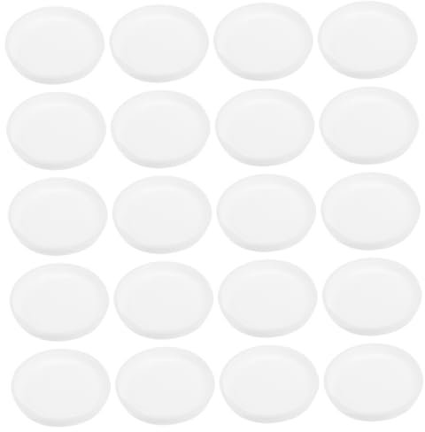 GLEAVI 50 Stück Weiße Kunststoff Endkappen 76mm Für Runde Kraftpapier Versandhülsen Sichere Und Widerstandsfähige Verschlussstopfen Für Poster Und Pappversandrohre