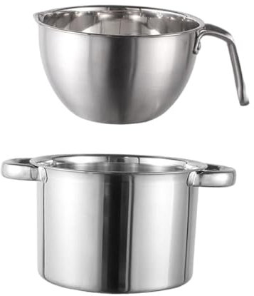 F Fityle Chocolate Sauce Melting Pot Boiler Pot Large Capacity Butter Melting Baking Tool Double Boiler Chocolate Melter for Cheese