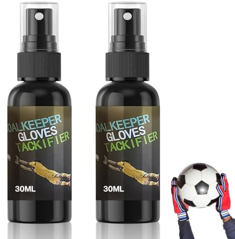 Byffoer Grip Spray Torwarthandschuhe,Torwarthandschuhkleber Goalkeeper Gloves Anti Rutsch Spray,Goalkeeper Torwarthandschuhkleber Verbessern Sie Die Griffigkeit Von Handschuhen