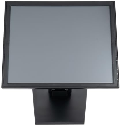 17 Inch Touch Screen LCD Monitor High Sensitivity Multi-function POS Display with Adjustable Bracket for Restaurant Office Use