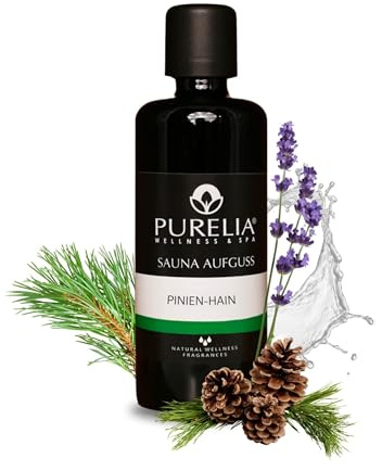 PURELIA Saunaaufguss Konzentrat Pinien-Hain 100 ml natürlicher Sauna-aufguss